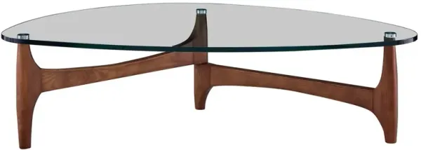 Tillie 52" Coffee Table, Walnut