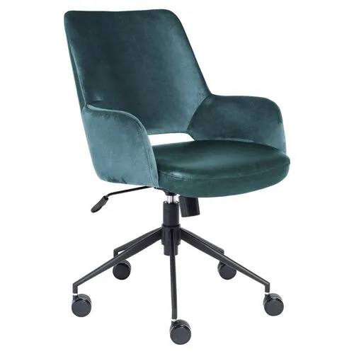 Ava Tilt Office Chair - Blue/Green