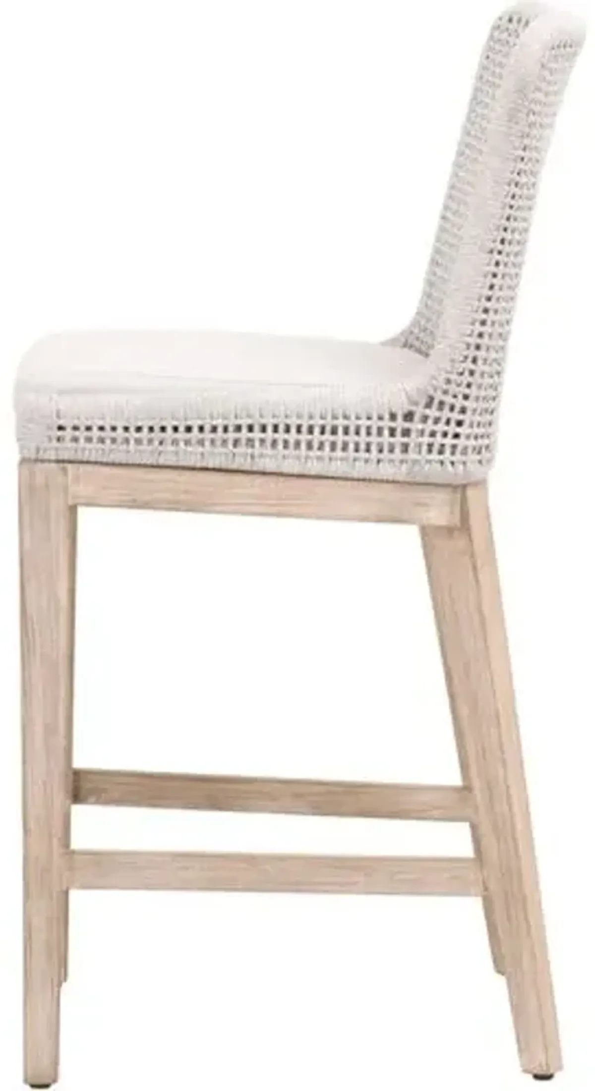 Lace Woven Performance Counter Stool - Gray/Speckled White