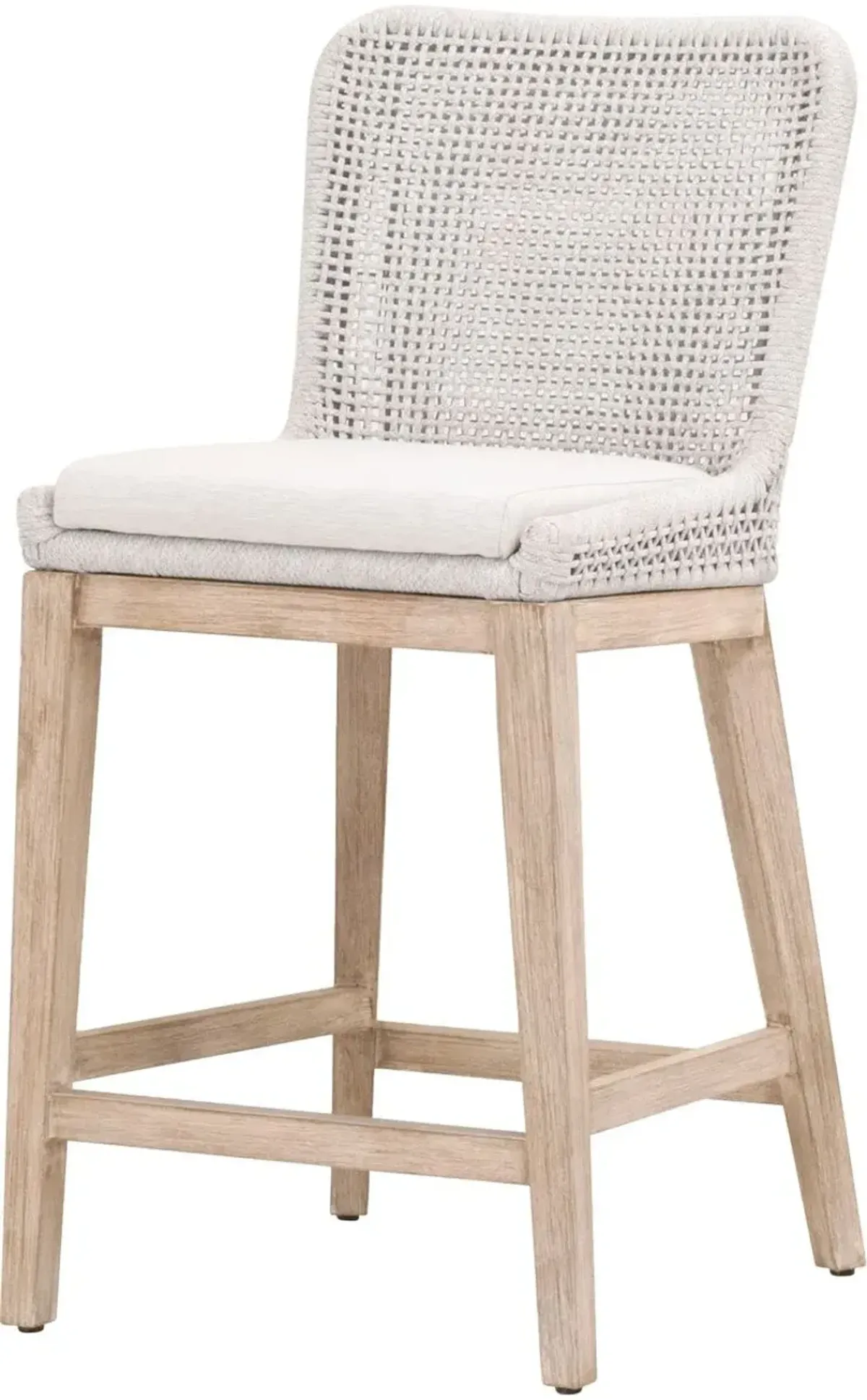 Lace Woven Performance Counter Stool - Gray/Speckled White
