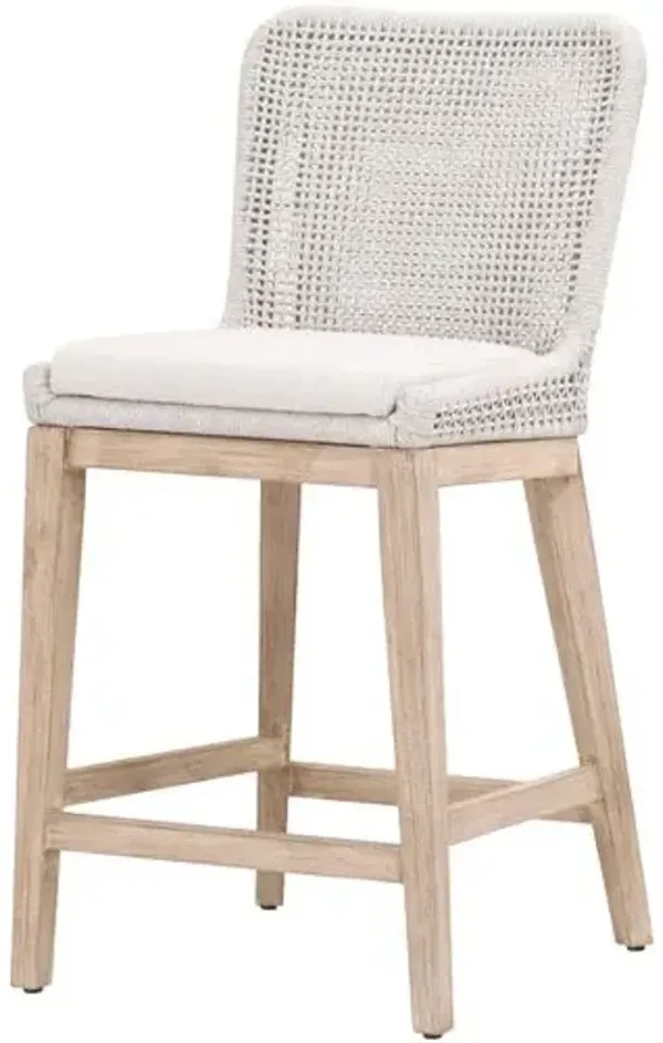 Lace Woven Performance Counter Stool - Gray/Speckled White