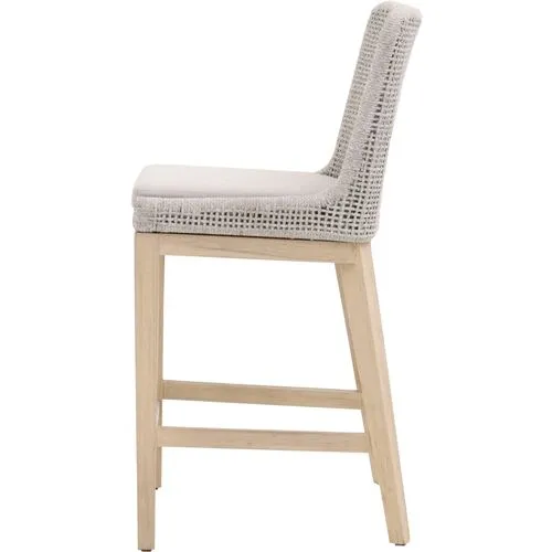 Roux Rope Outdoor Performance Counter Stool - Taupe/Gray