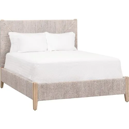Midday Rope Bed - Whitewash/Natural - Gray