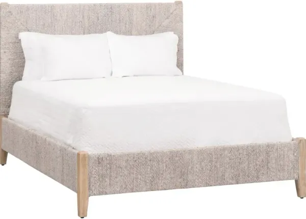 Midday Rope Bed, Whitewash/Natural