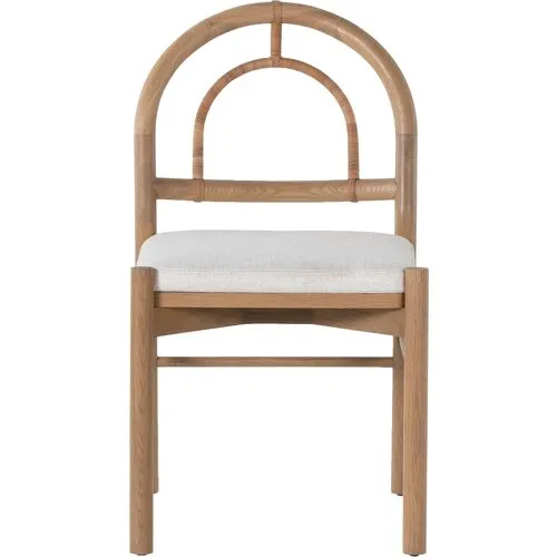 Linden Dining Chair - Natural/Performance Linen - Beige