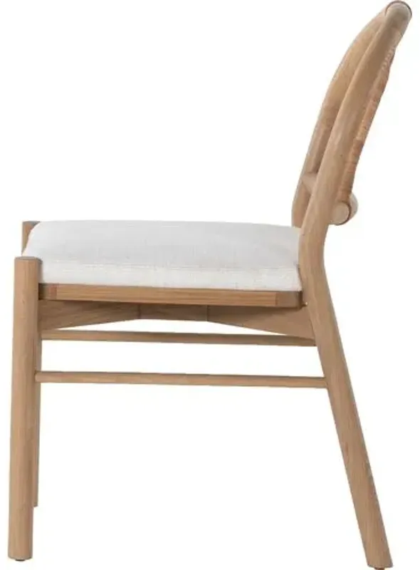 Linden Dining Chair - Natural/Performance Linen - Beige