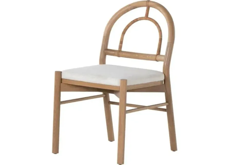 Linden Dining Chair - Natural/Performance Linen - Beige