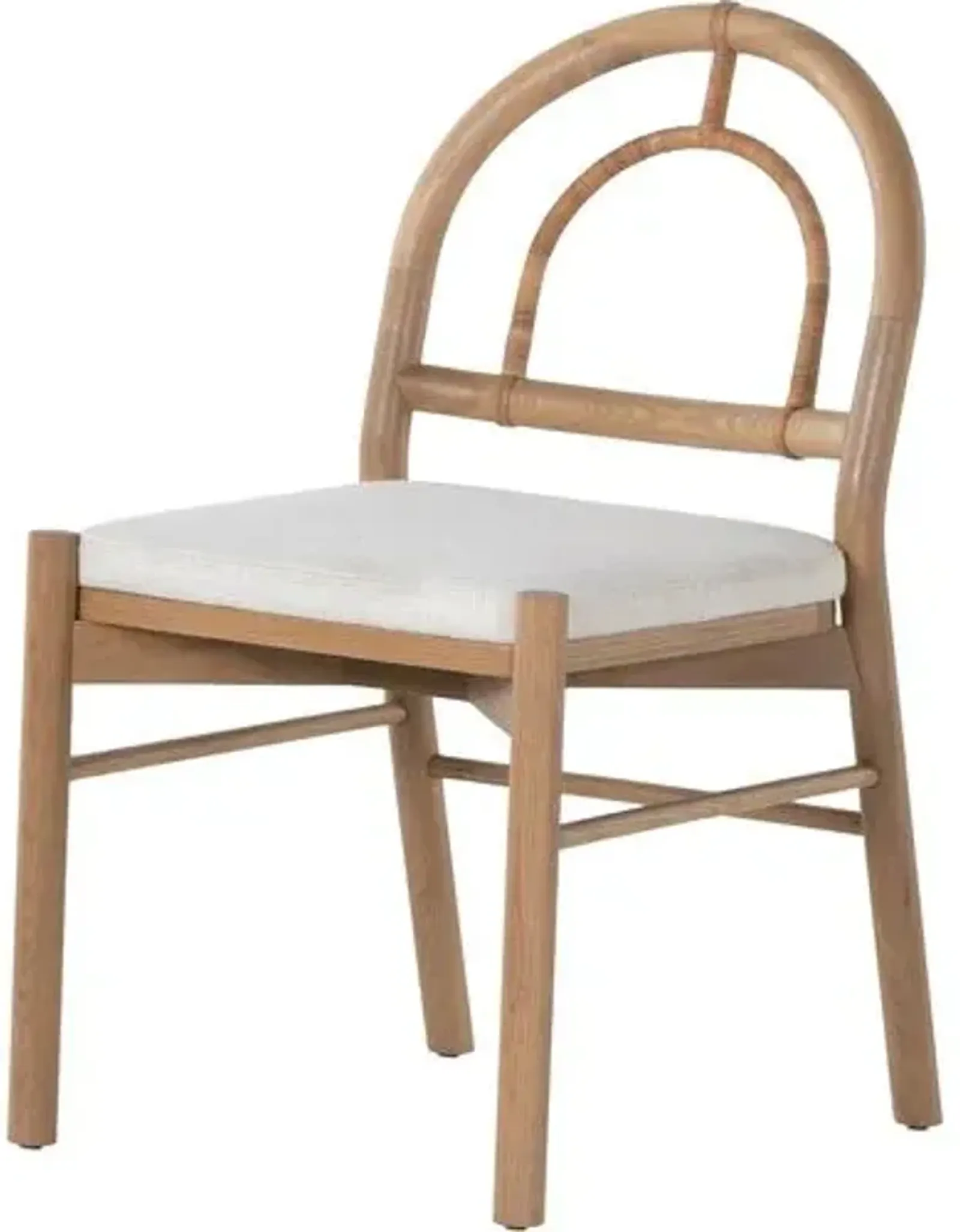 Linden Dining Chair - Natural/Performance Linen - Beige