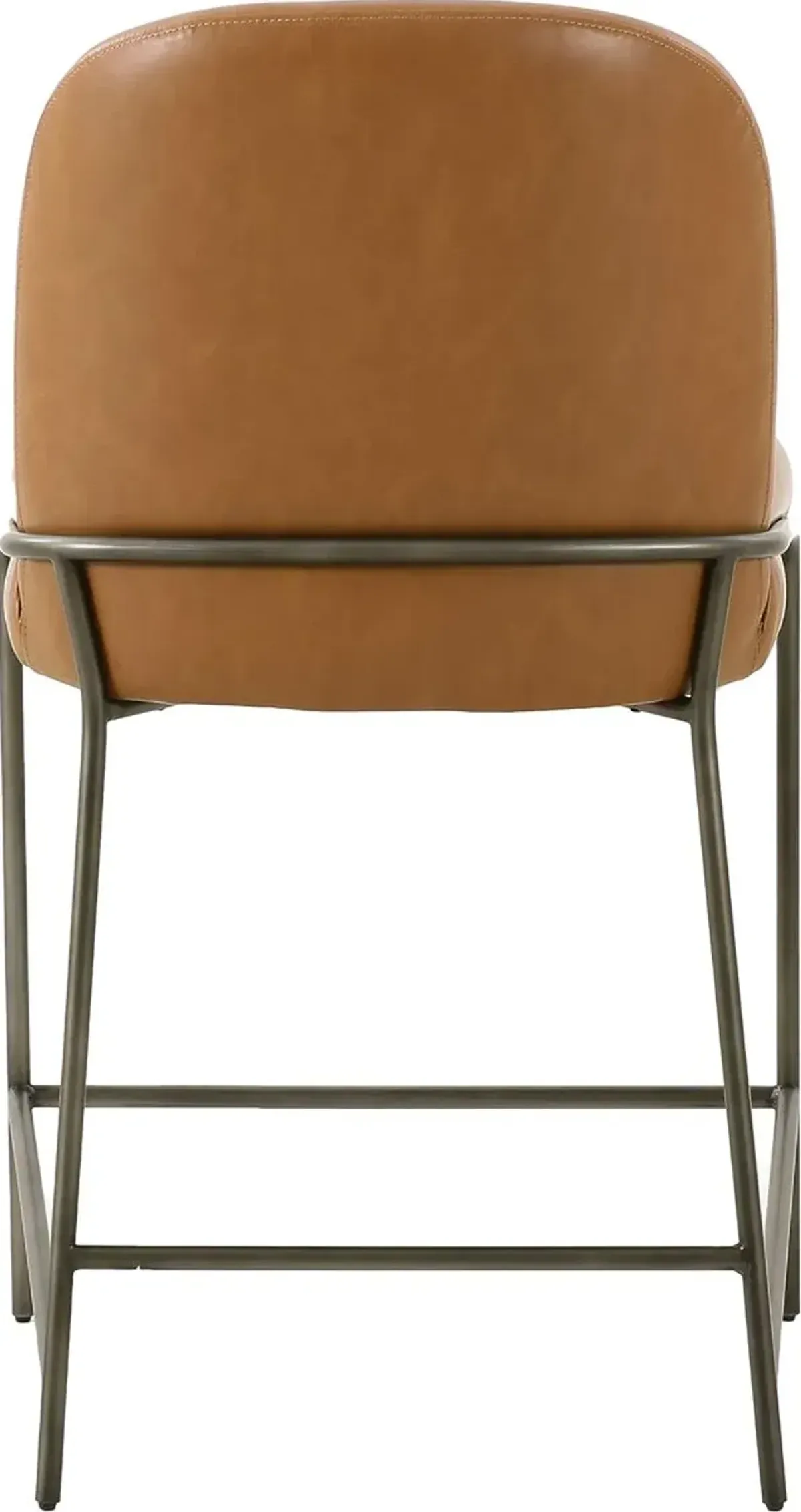 Nikoli Leather Counter Stool - Butterscotch