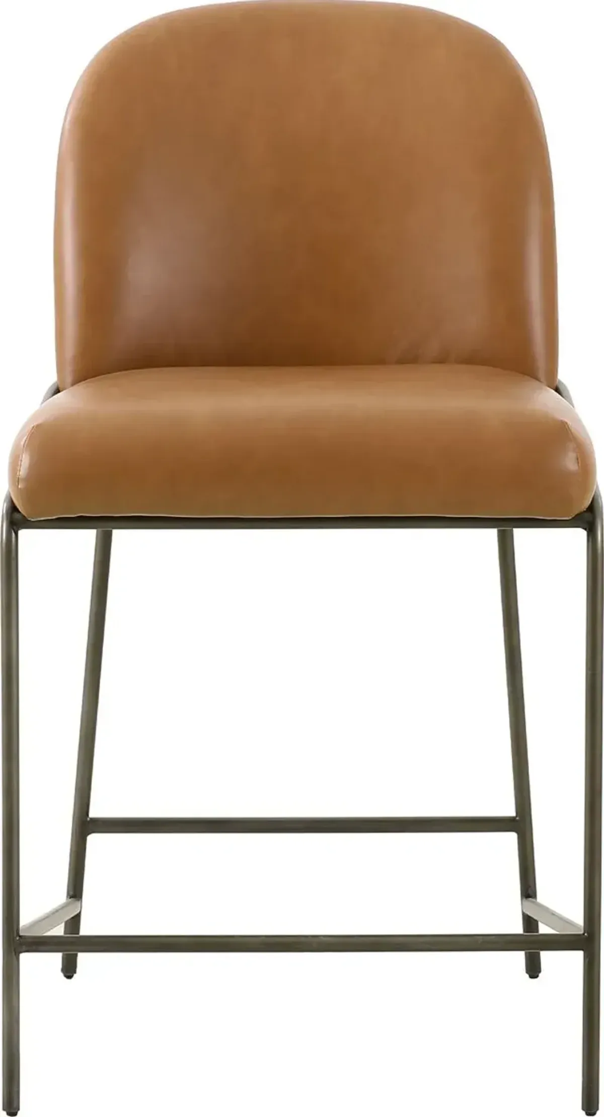 Nikoli Leather Counter Stool - Butterscotch