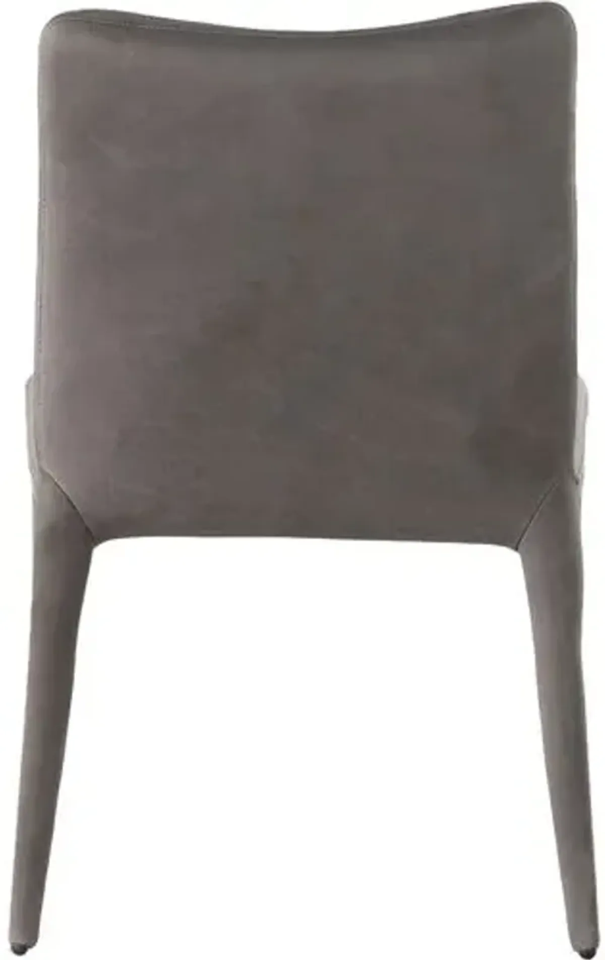 Finn Leather Dining Chair - Graphite - Gray