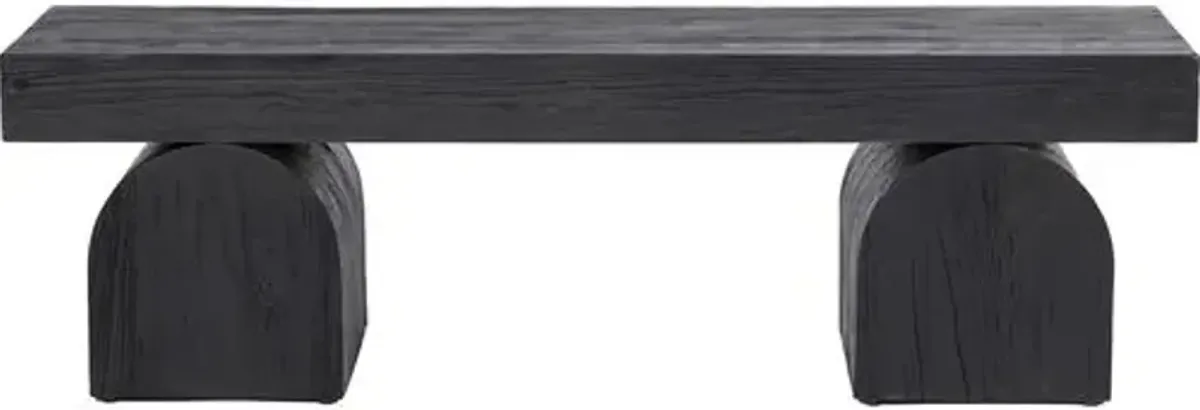 Wyatt Bench - Black Elm