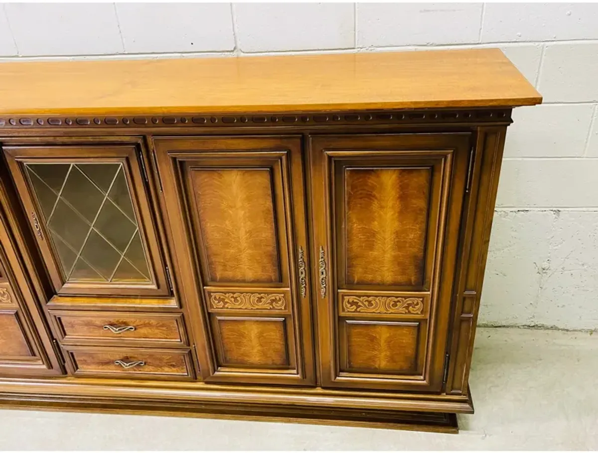 1960s Custom Swiss Dry Bar Credenza - 2-b-Modern - Brown