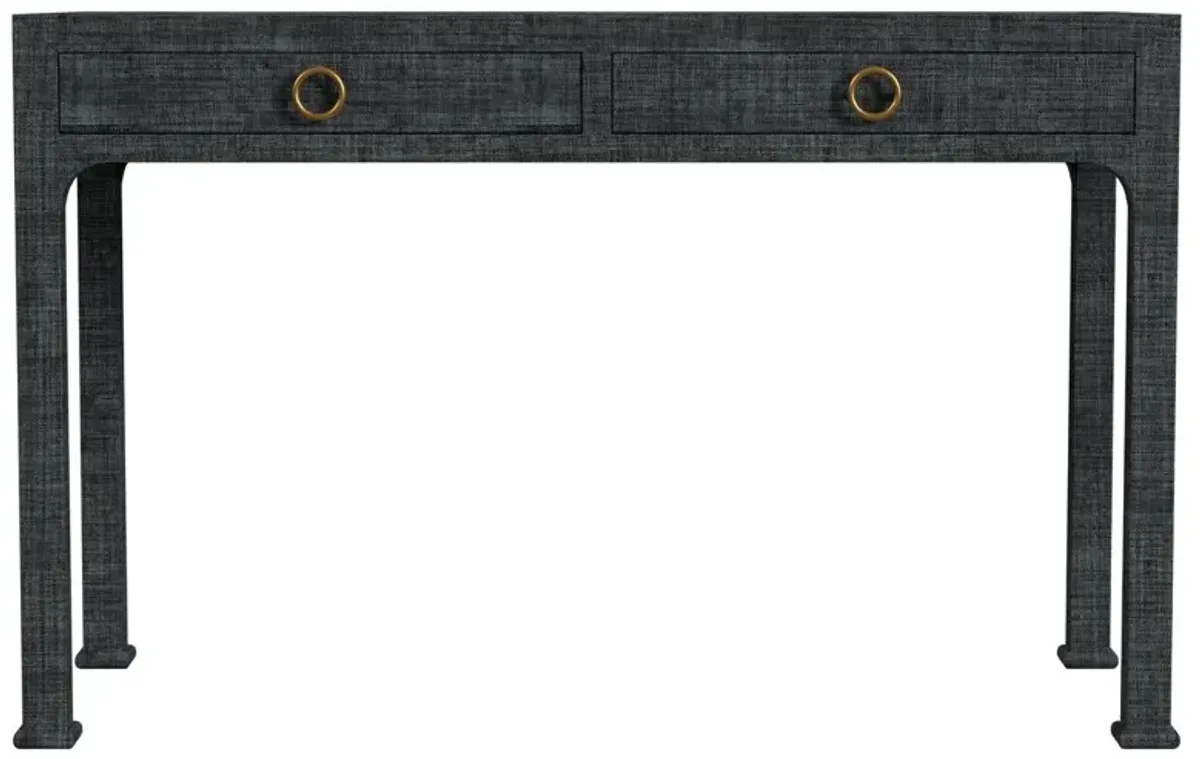 Kos Raffia 2-Drawer Desk