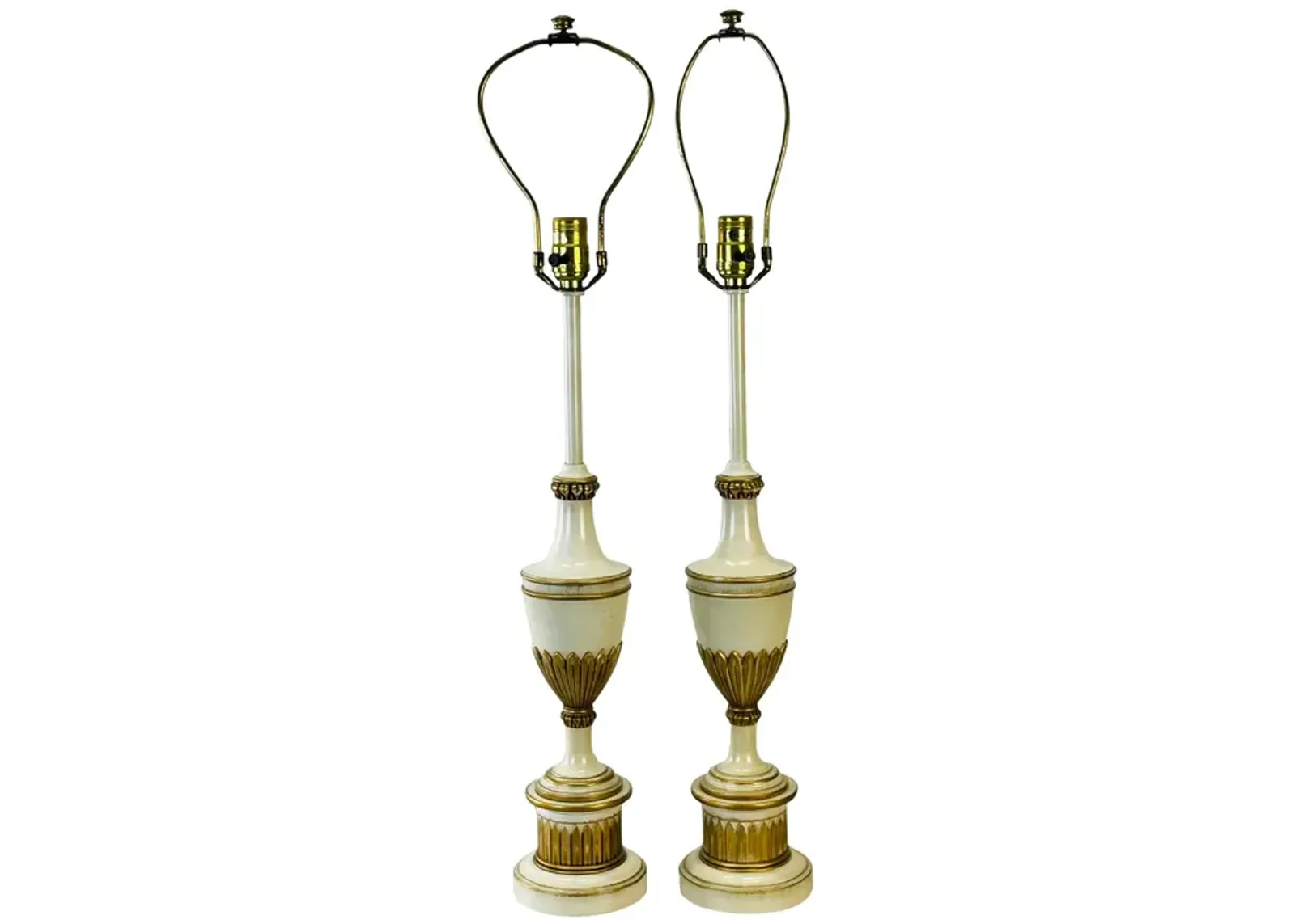 1960s Stiffel Metal Table Lamps - Set of 2 - 2-b-Modern