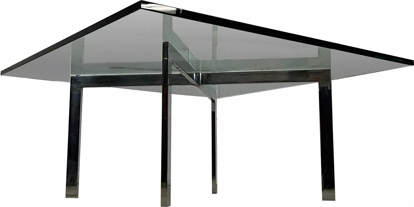 1970s Tugendhat Coffee Table - 2-b-Modern - Clear