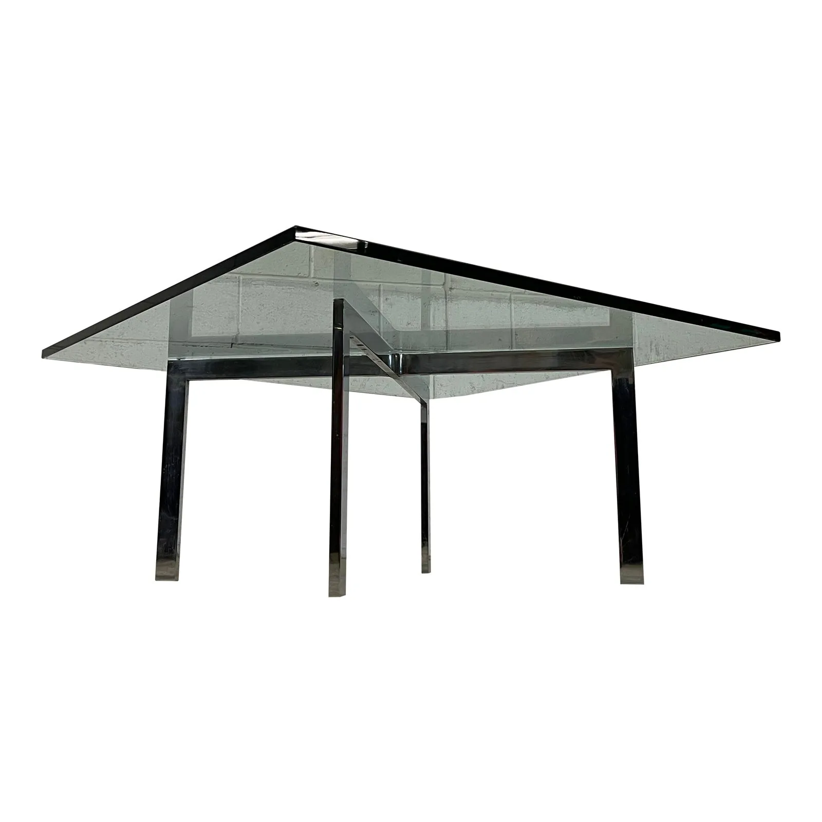 1970s Tugendhat Coffee Table - 2-b-Modern - Clear