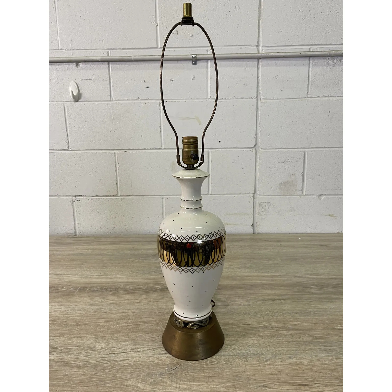 1950s Atomic Style Table Lamp - 2-b-Modern