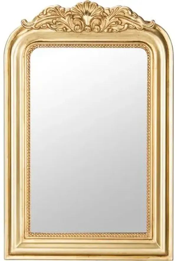 Emma Carved Crowned Wall Mirror
