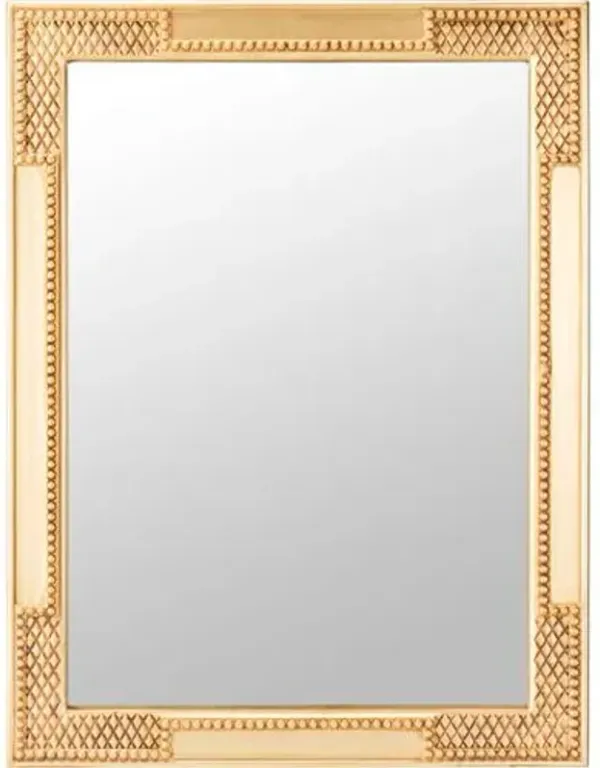 Chloe Carved Rectangular Wall Mirror