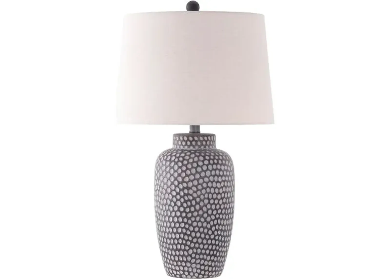 Jasper Table Lamp - Brown/White