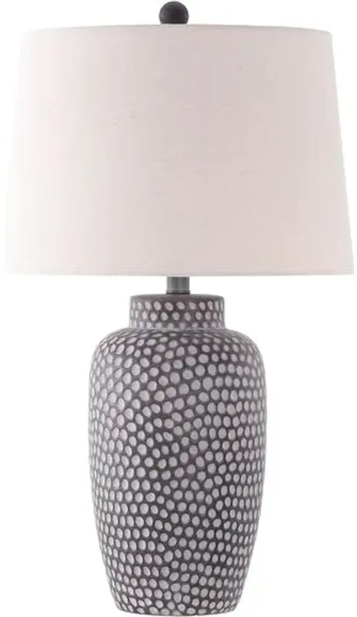 Jasper Table Lamp - Brown/White