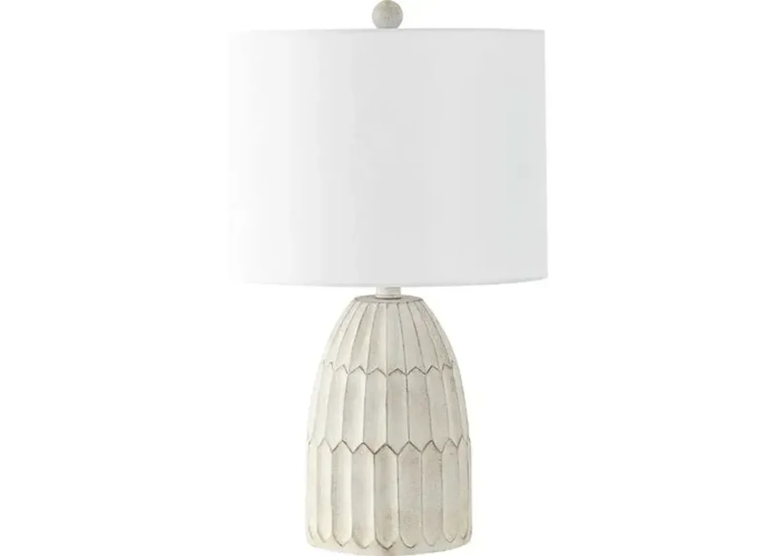 Robyn Table Lamp - Weathered White