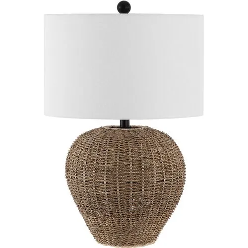 Flynn Rattan Table Lamp - Natural