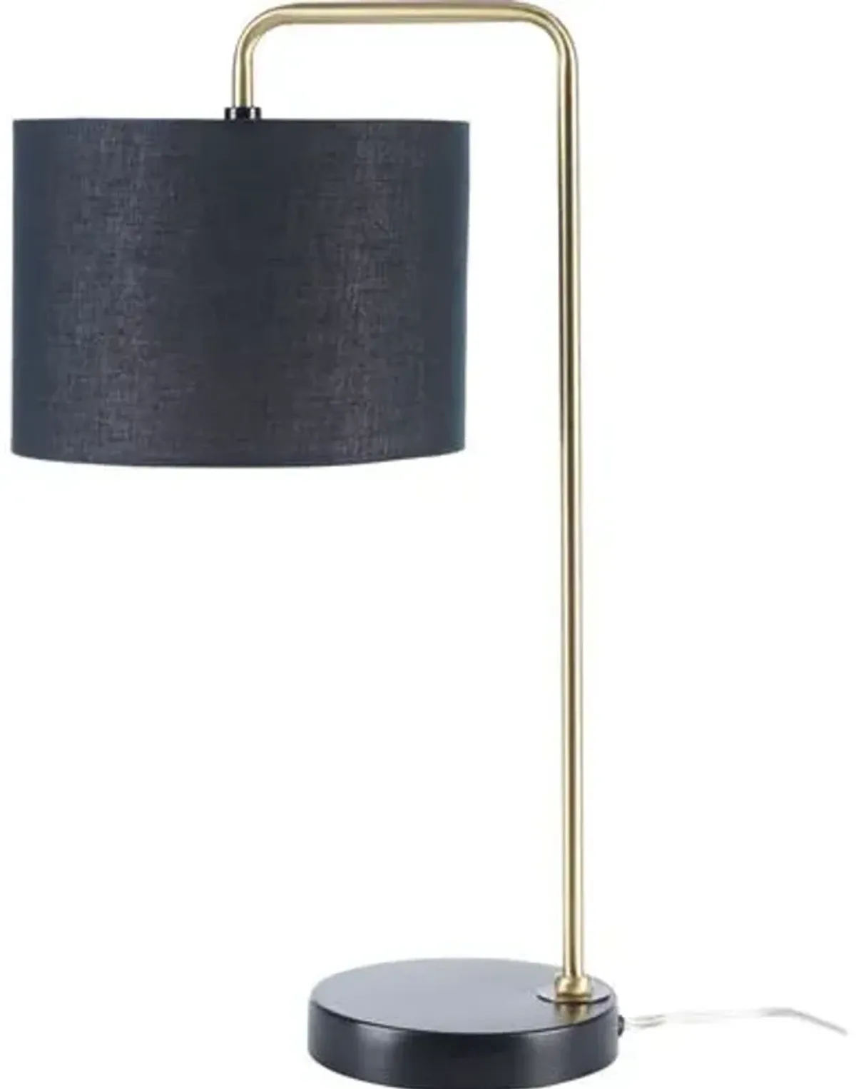 Farris Marble Table Lamp - Gold/Black