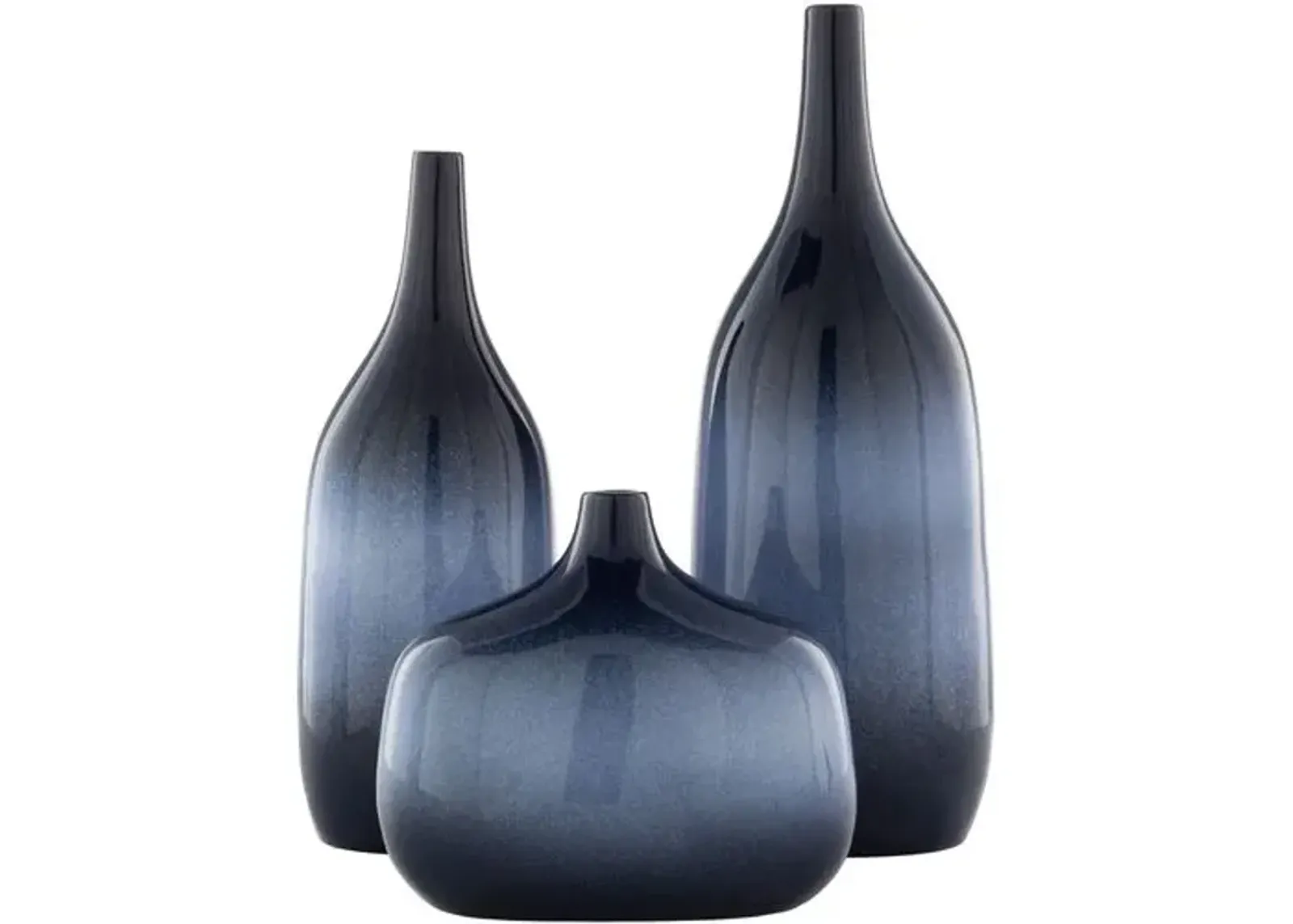 Set of 3 Wendy Vase - Blue