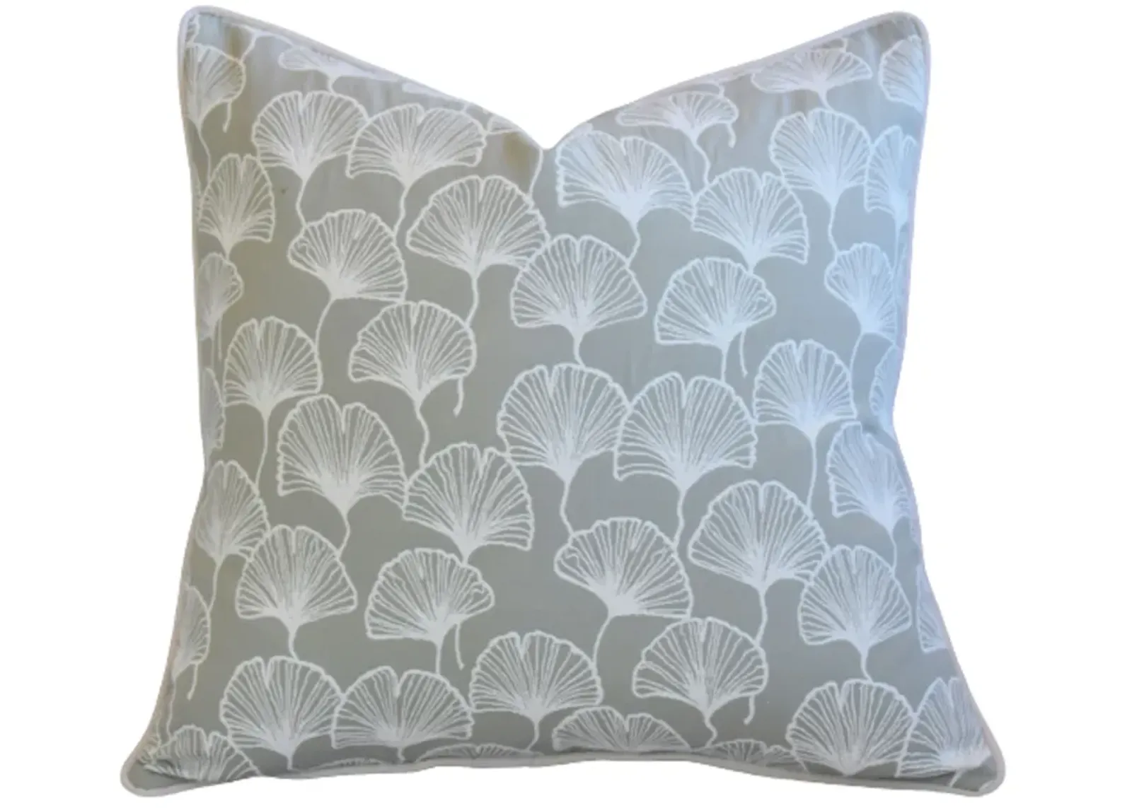 Fabricut Isetta Fan Ginkgo Leaves Pillow