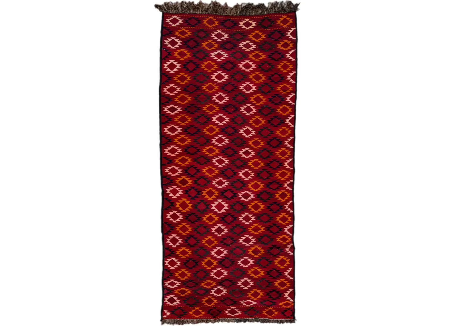 Kilim Handmade Red Wool Runner - Apadana