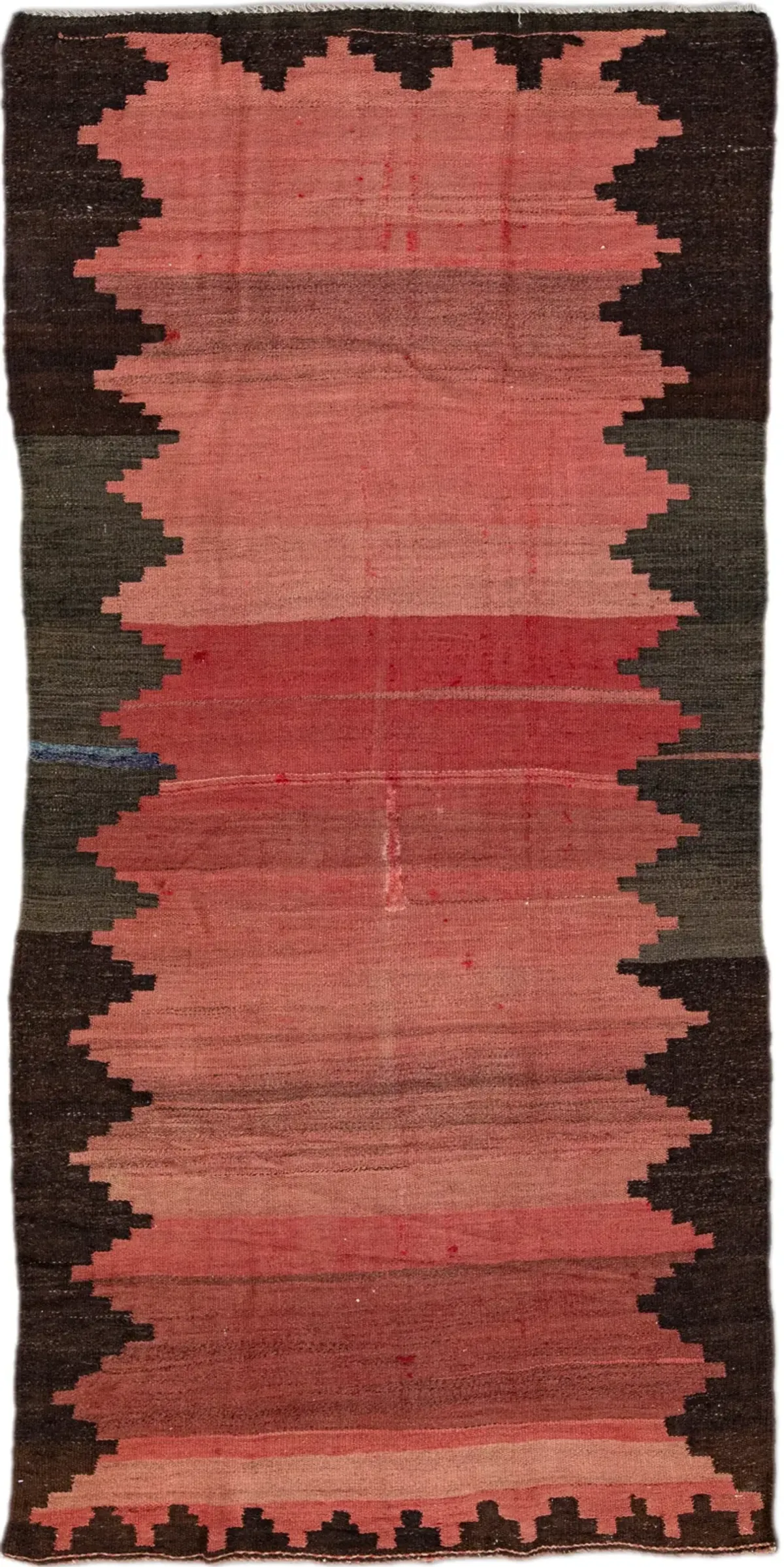 Red Kilim Handmade Wool Runner - Apadana