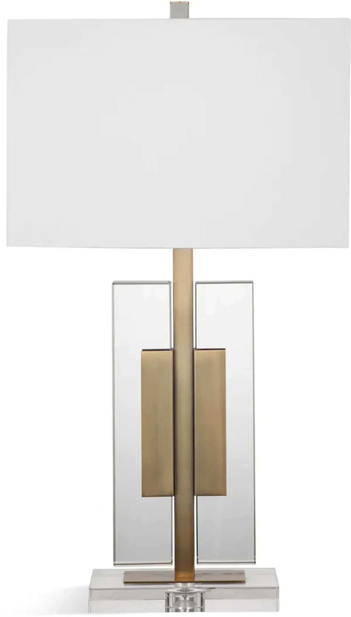 Thia Table Lamp - Crystal/Brass