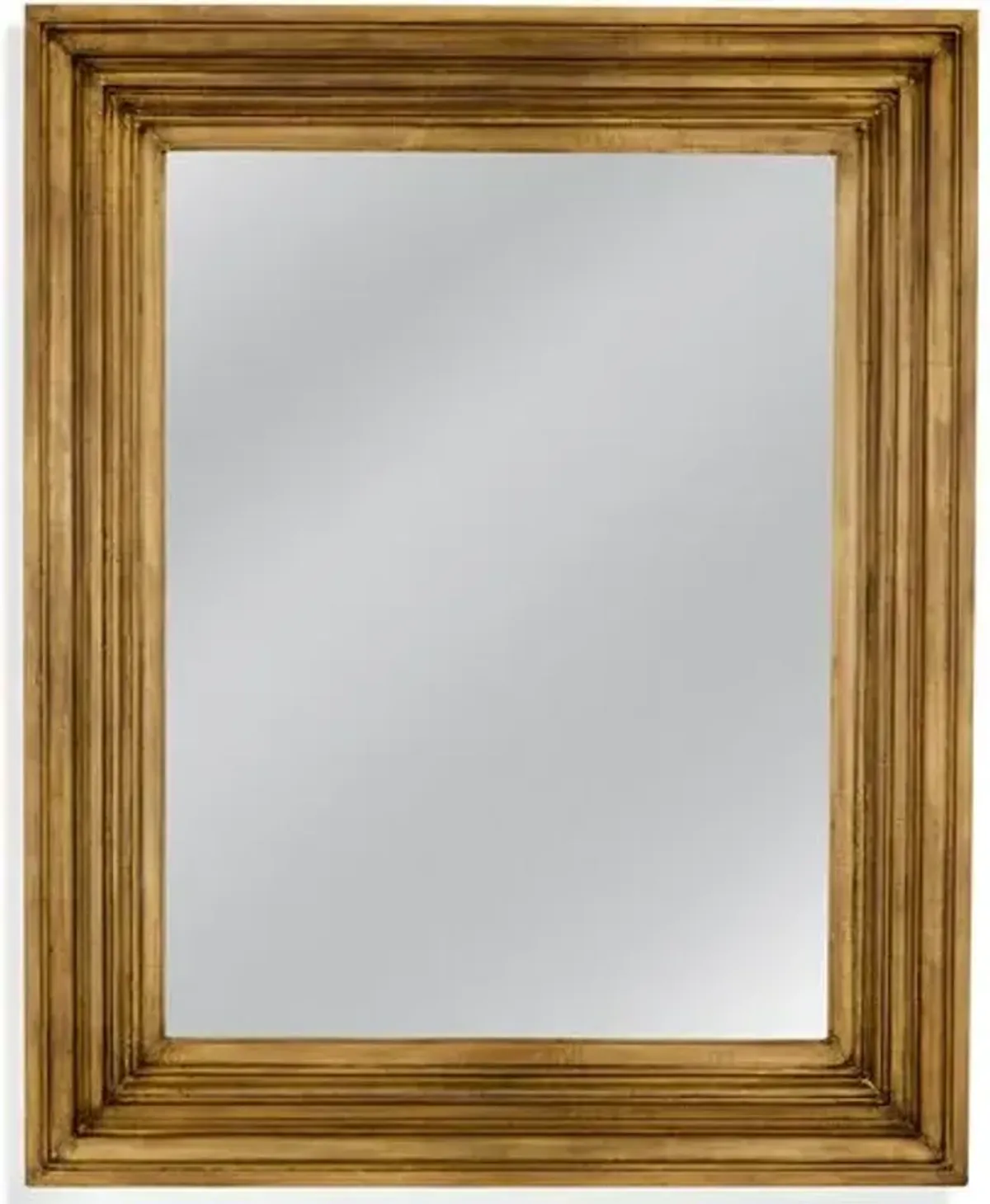 Darbi Rectangular Wall Mirror - Brass