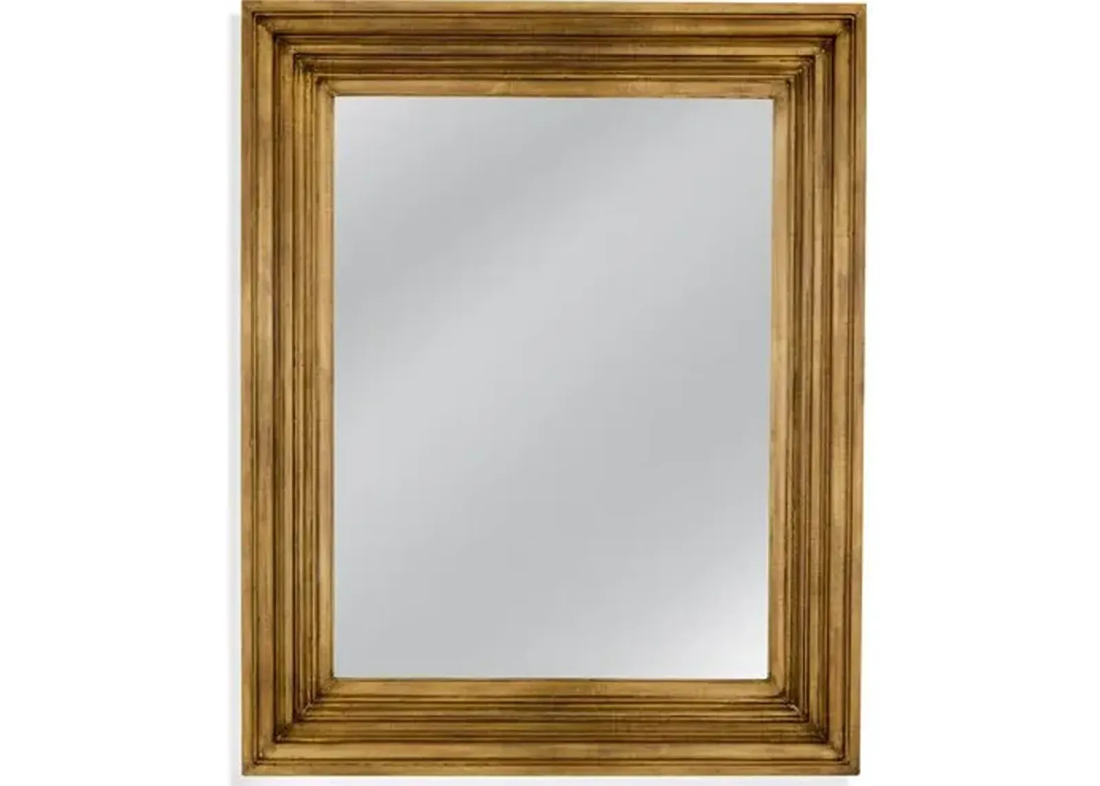 Darbi Rectangular Wall Mirror - Brass