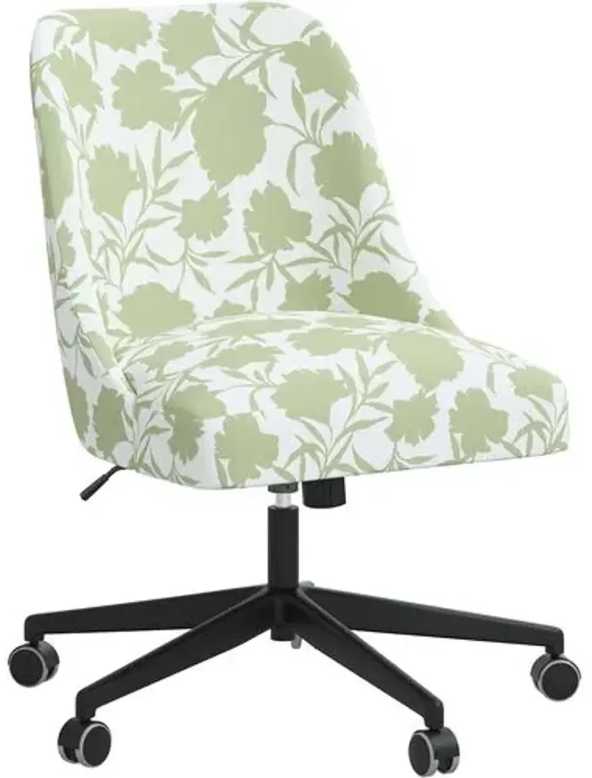 Celeste Garden Floral Desk Chair - Green