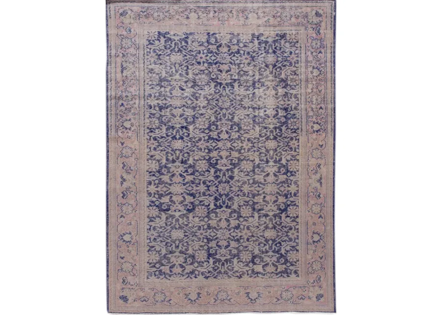 Antique Malayer Purple Wool Rug - Apadana - purple