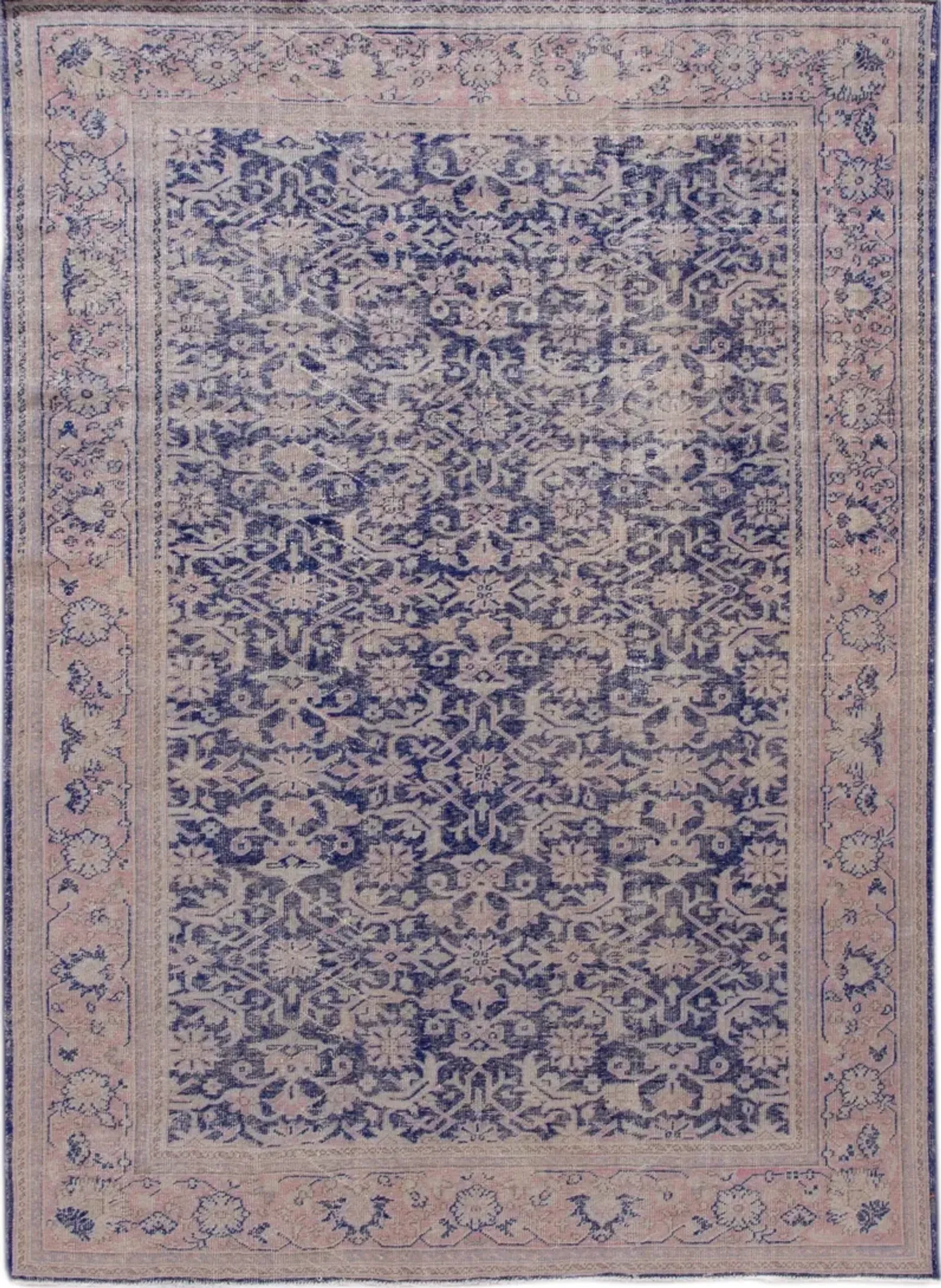 Antique Malayer Purple Wool Rug - Apadana - purple