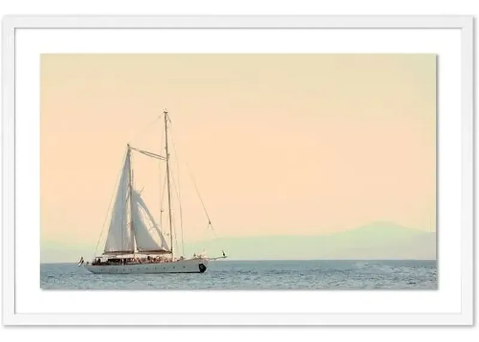 Judith Gigliotti - Creamy Sailing - White