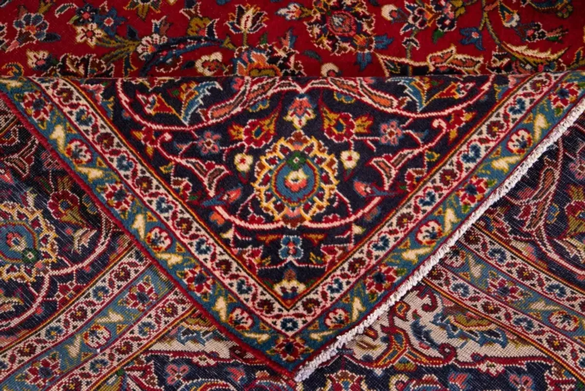 Tabriz Red Wool Rug - Apadana - red