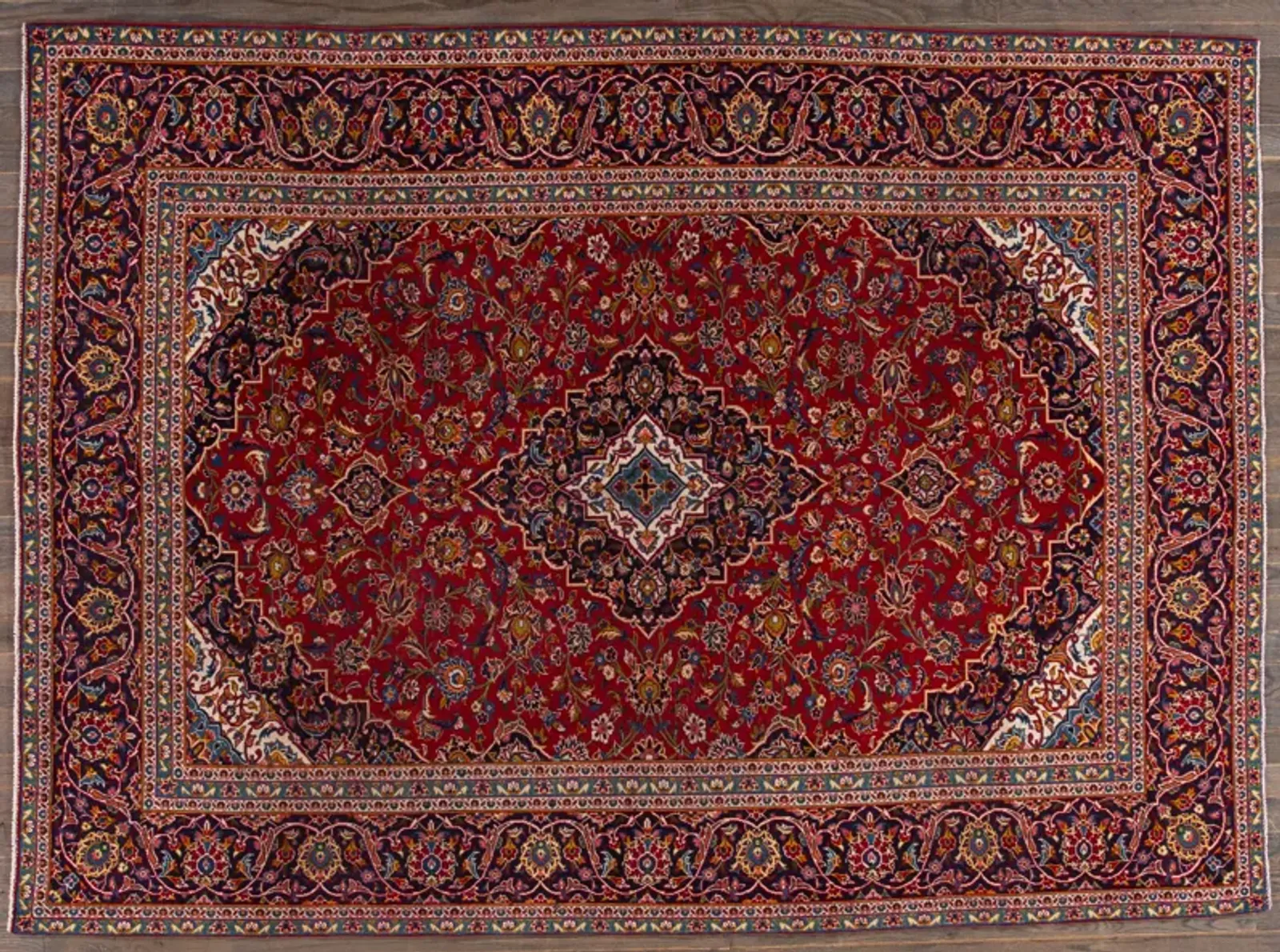 Tabriz Red Wool Rug - Apadana - red