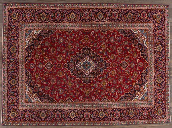 Tabriz Red Wool Rug - Apadana - Red