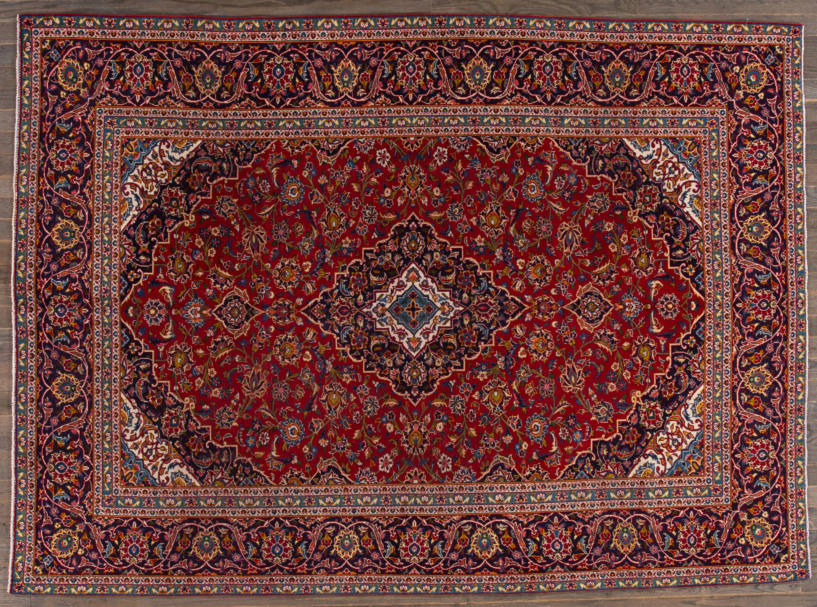 Tabriz Red Wool Rug - Apadana - red