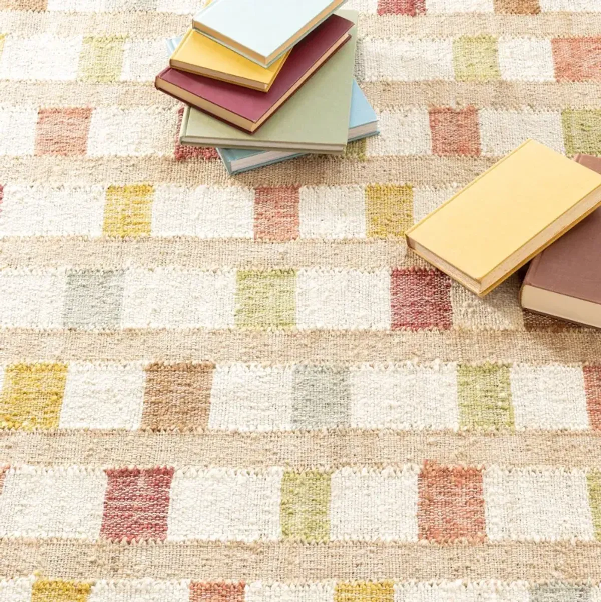 Mosaic Rug - DASH & ALBERT - Beige - Beige