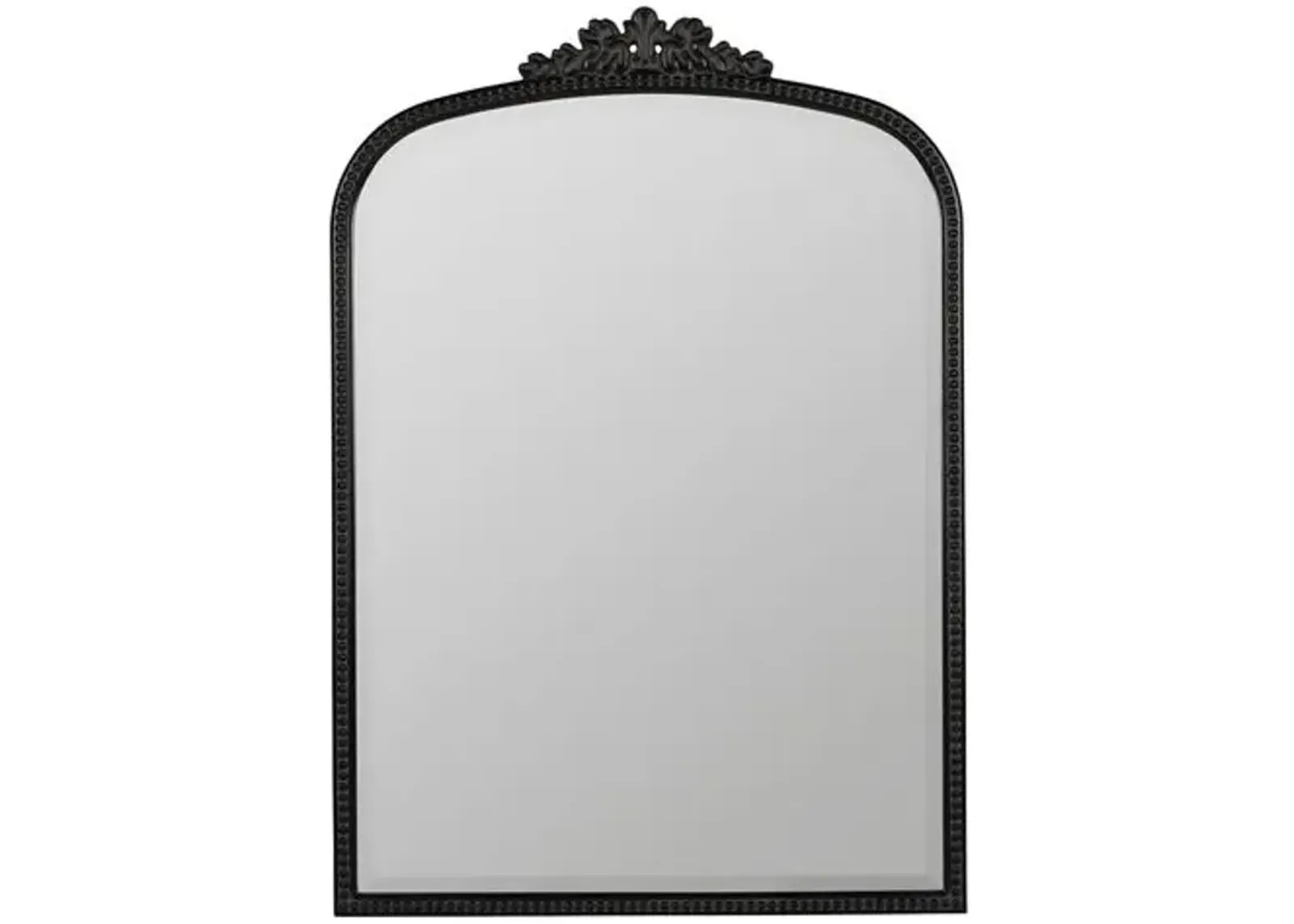 Bridgitte Ornate Wall Mirror - Antiqued Black