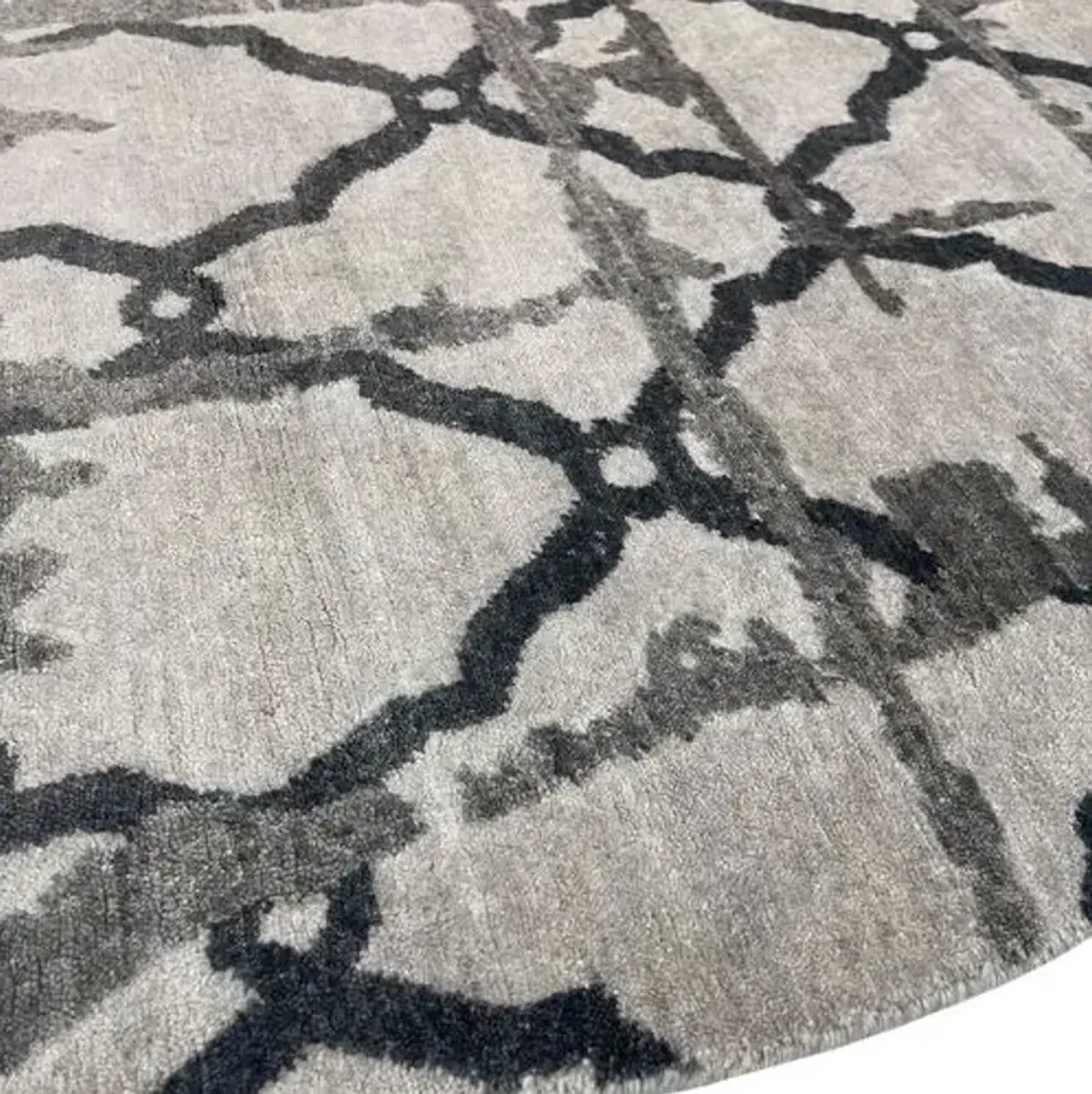 5'x5' Madison Rug - Silver - F.J. Kashanian - Silver