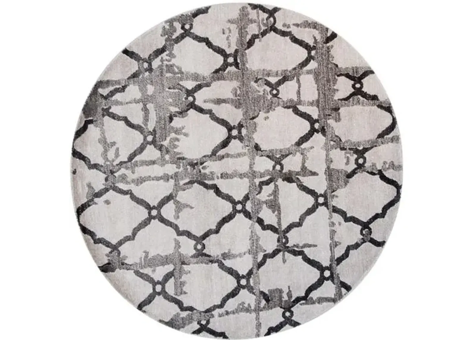 5'x5' Madison Rug - Silver - F.J. Kashanian - Silver