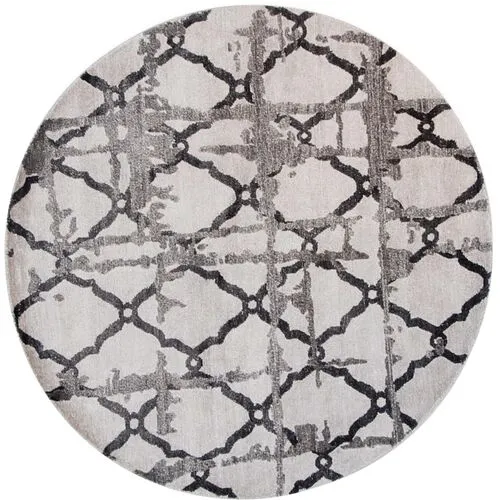 5'x5' Madison Rug - Silver - F.J. Kashanian - Silver