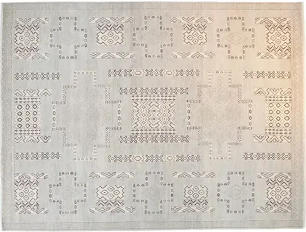9'x12' Alina Rug - Silver Blue - F.J. Kashanian - Blue